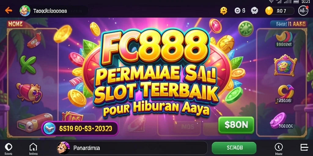 Tampilan menarik dari gameplay Slot FC888 yang seru.