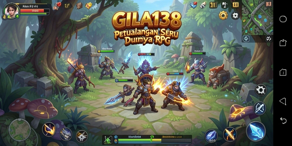 Tampilan menarik dari gameplay RPG GILA138 dengan grafis menawan.