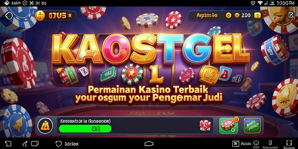 Tampilan menarik dan gameplay yang mendebarkan dalam KAOSTOGEL.