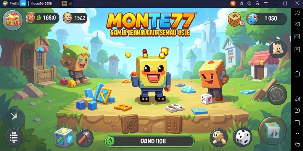 Gambar menunjukkan gameplay menarik dari MONTE77 dengan berbagai teka-teki yang menantang.