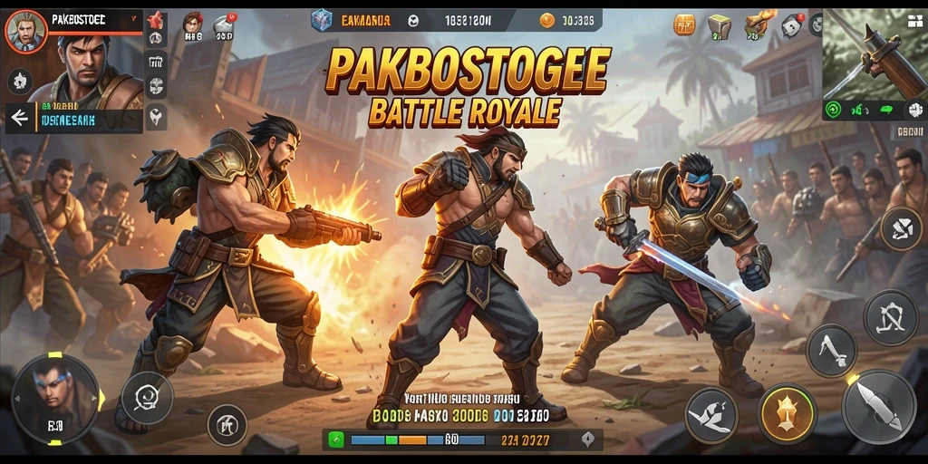 Gameplay seru dalam PAKBOSTOGEL menunjukkan pertempuran intens antar pemain.