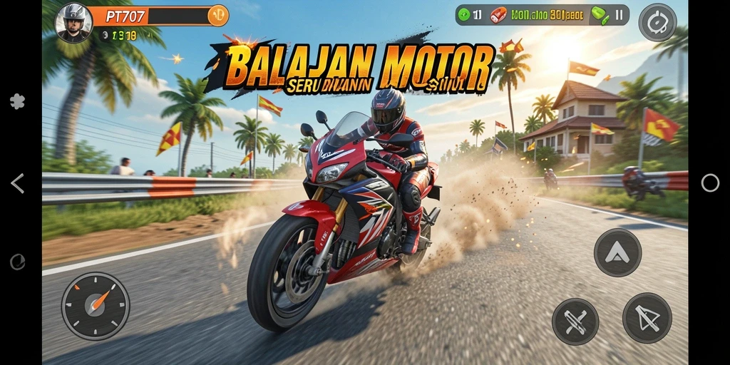 Tampilan gameplay PT707 yang menegangkan dan penuh aksi.