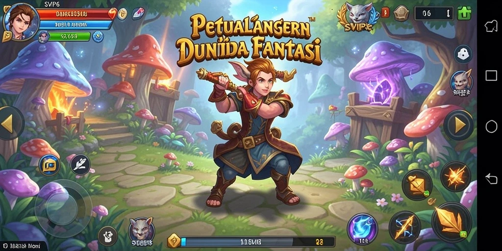Tampilan gameplay SVIP6 dengan aksi petualangan yang mendebarkan.