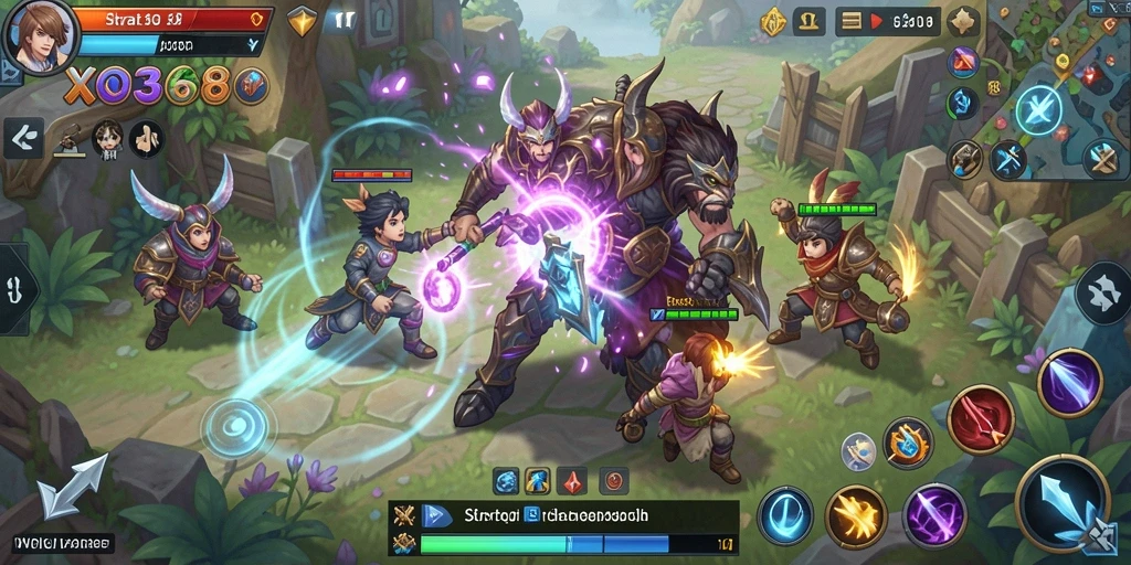 Tampilan gameplay SLG yang mengasyikkan dan interaktif.