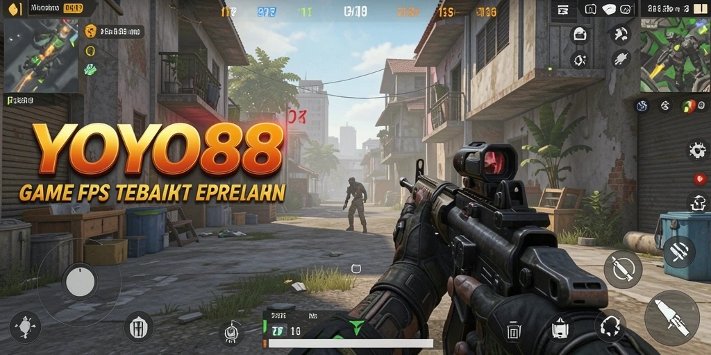 Tampilan gameplay intens dan mendebarkan di YOYO88 dengan aksi perang yang seru.